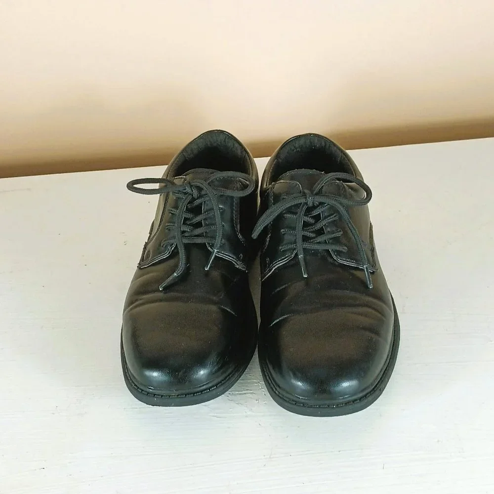 Stacy Adams Boys Black Oxford Shoes 4 Lace Up Dress Shoes